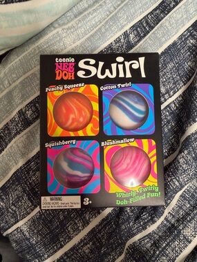 teenie NEE DOH Swirl Set - Multicolor Squishy Balls